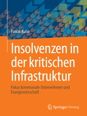 Insolvenzen in der kritischen Infrastruktur - ebook